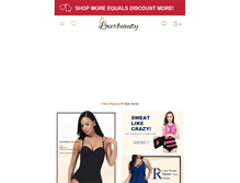 Tablet Screenshot of loverbeauty.com